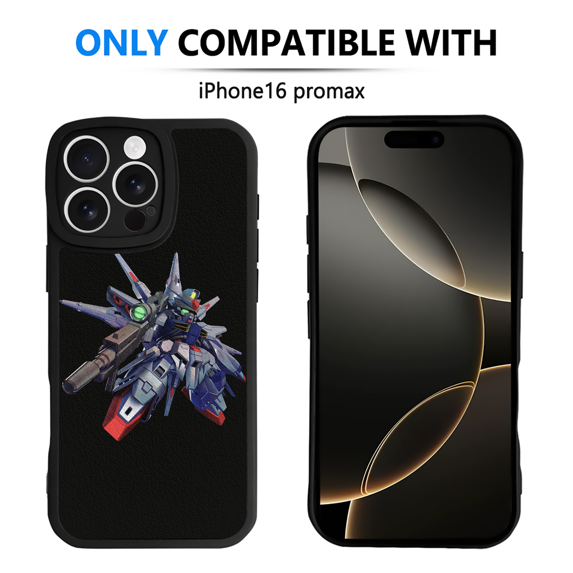 （画像用） 機動戦士ガンダム Mobile Suit Gundam 【iPhone 16シリーズ対応】シリコンスマホケース（レザー調） 材質：シリコン